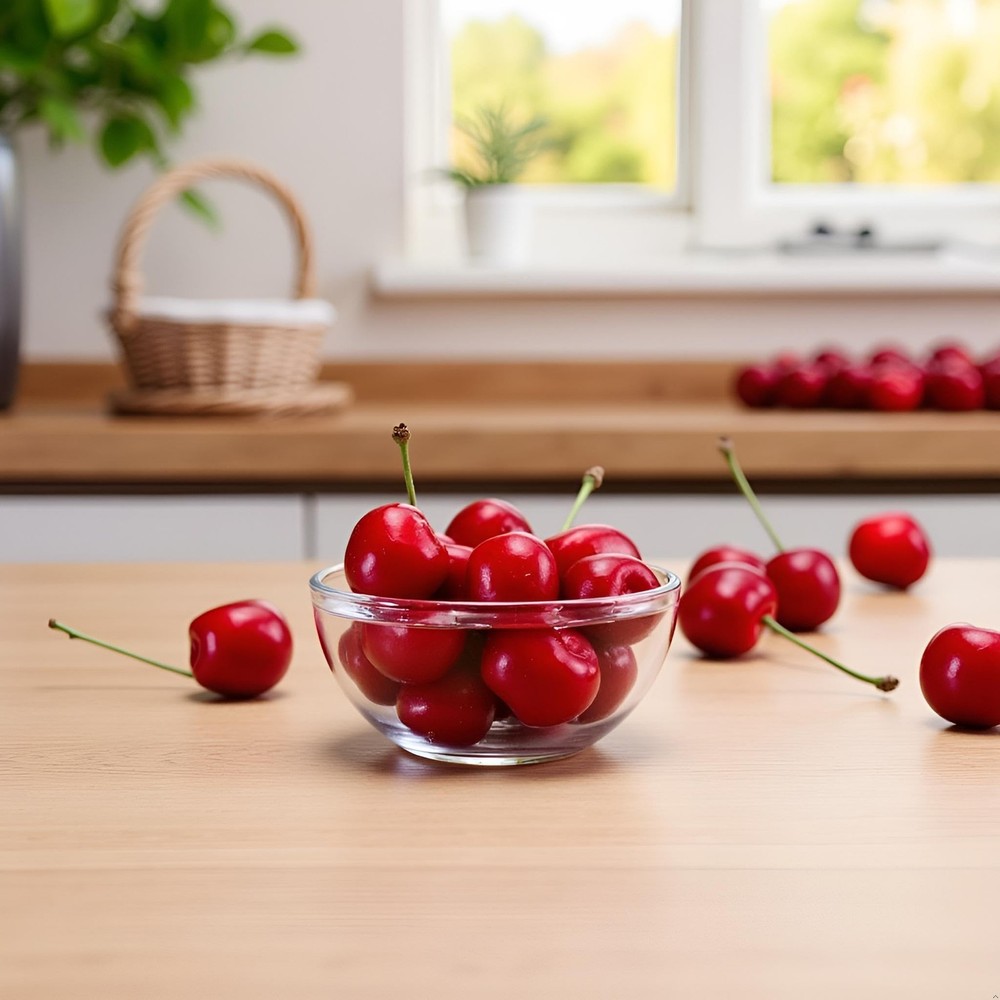 20 Pcs Red Artificial Cherries,Fake Fruit Decor Small, Ref