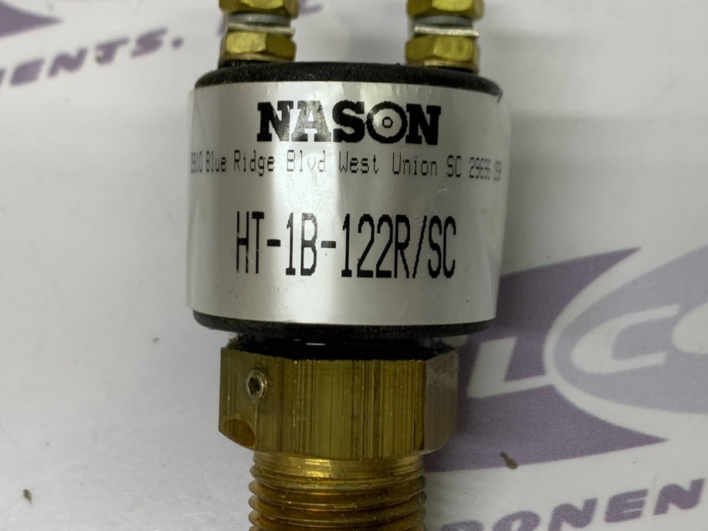 Nason Temperature Switch Brass HT-1B-122R/SC