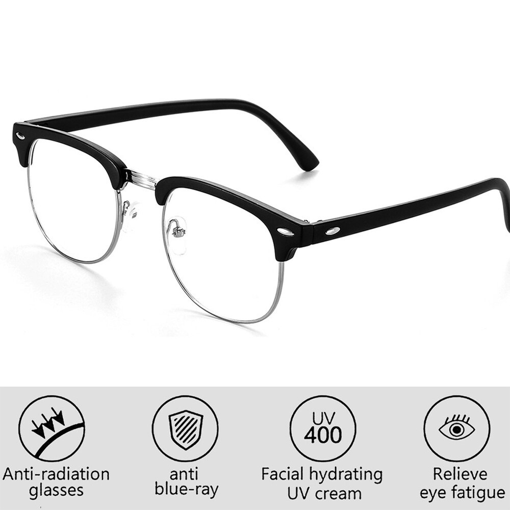 Screen Blocking Blue Light Glasses 25% Cut Computer Glasses Unisex Eyeglass US
