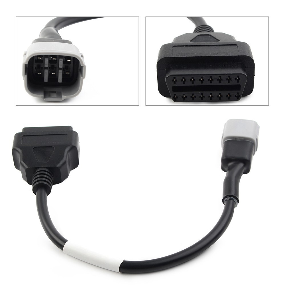 6Pin Diagnostic Adapter Code Reader Cable Connector For Suzuki GSX-R 1000 R 2017