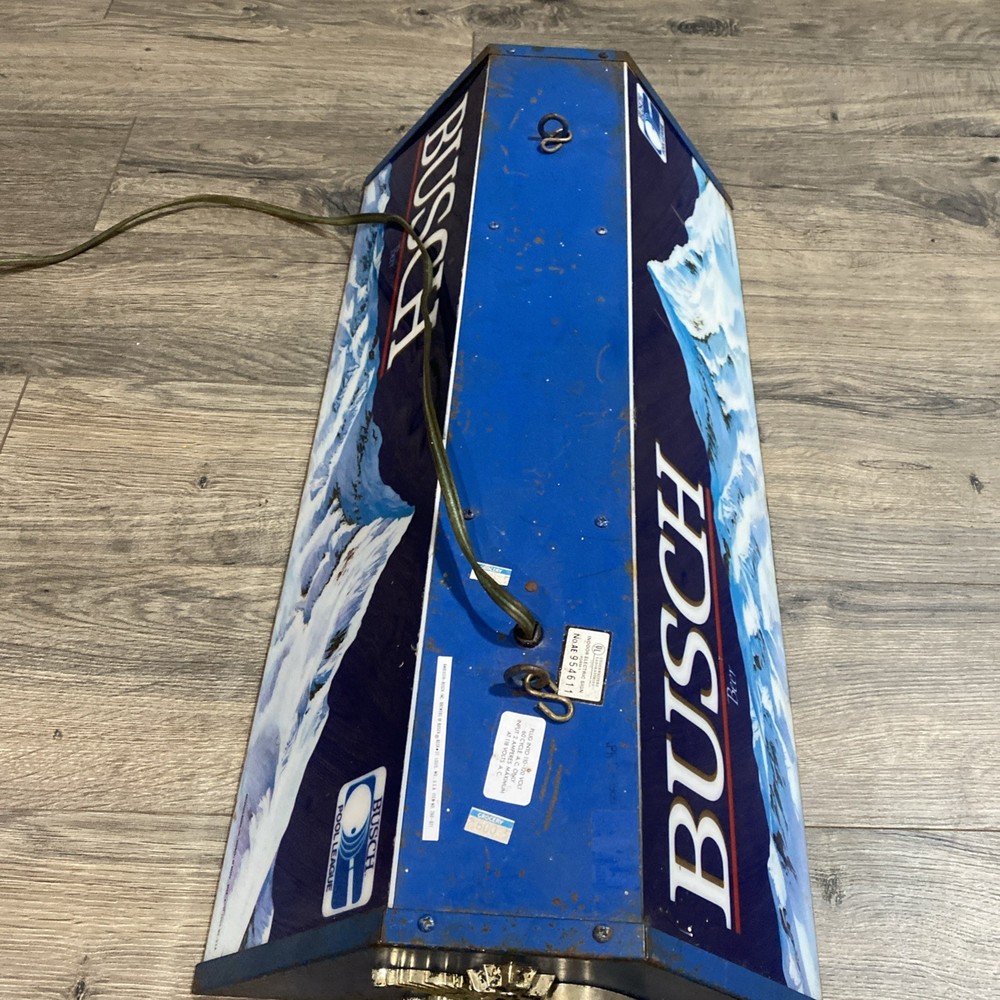Busch Beer Vintage Pool Table Billiards Bar Light