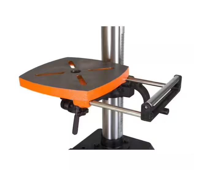 Benchtop Drill Press 5-Amp 12 in. Variable Speed Cast Iron W/ Laser Work Light