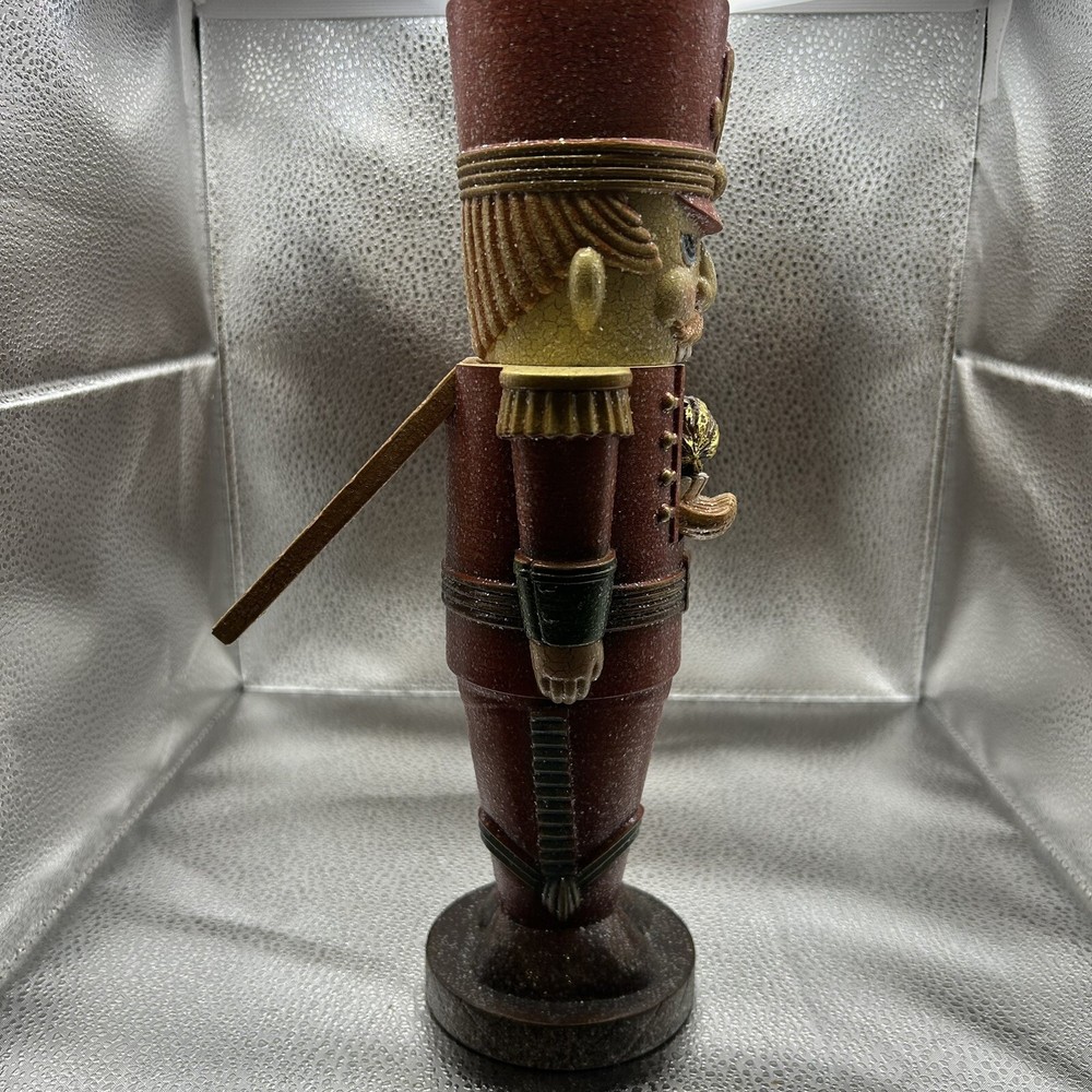 Vtg Nutcracker Resin 12” Tall Figurine￼