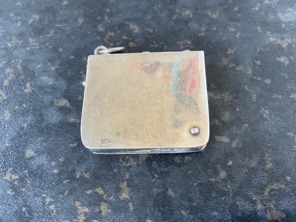 Sterling Silver Stamp Book / Box - Case - Holder