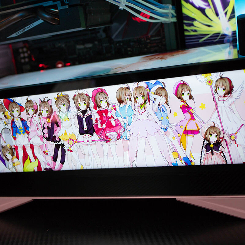 DIY Anime Light Board For PC Installed Custom Made Computer Case Decoration New