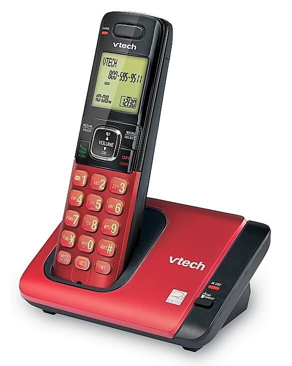 VTech DECT 6.0 Red Cordless Handset CS6719-16