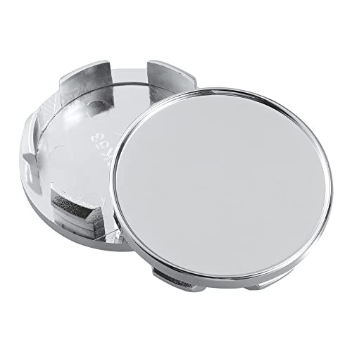 48mm Inner Diameter 6 Clips 53mm Overall Outer Diameter Wheel Rim Silver Tone