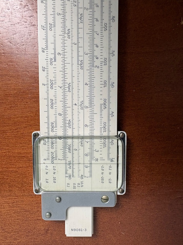 Keuffel & Esser K&E 4081-3 Log Log Duplex Decitrig Slide Rule w/ Case
