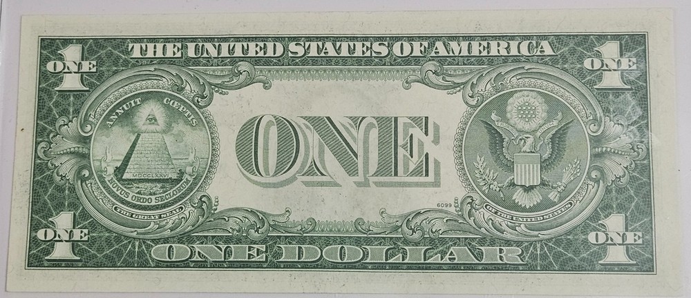 1935-E One Dollar *Star Note* Silver Certificate, Blue Seal, US $1 Note, XF+