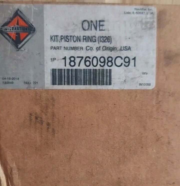 International Navistar Piston Ring Kit (I236)