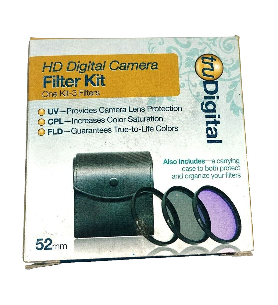 Tru Digital HD Digital Camera One Kit-3 Filter 52mm