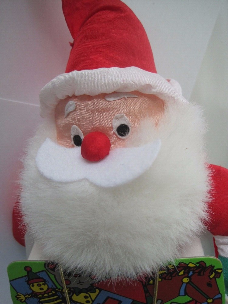 Russell Stover Chocolates Plush Santa 9"