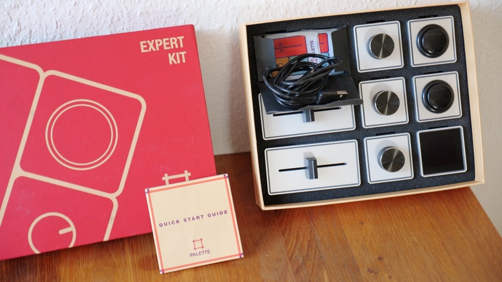 palette expert kit remote controll for video editing