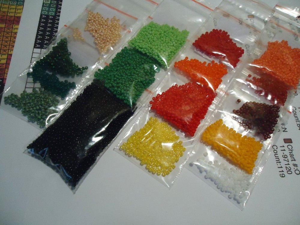 Kit for making a necklace gerdan. Beading Loom Pattern. #2
