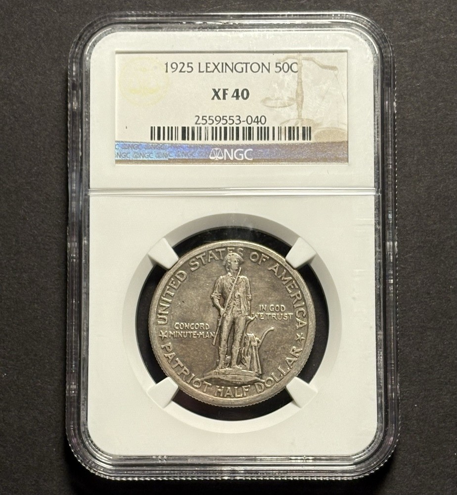 1925 Lexington Commemorative Half Dollar — NGC XF40