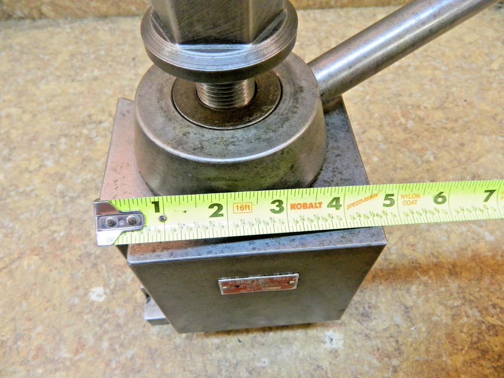 ALORIS TOOL POST Model D Piston Style With "Tee" Nut and Stud 17" - 48" Swing