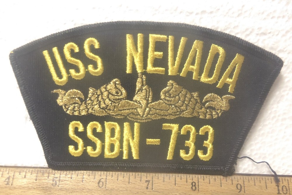US Navy - USS Nevada – SSBN-733 Embroidered Patch