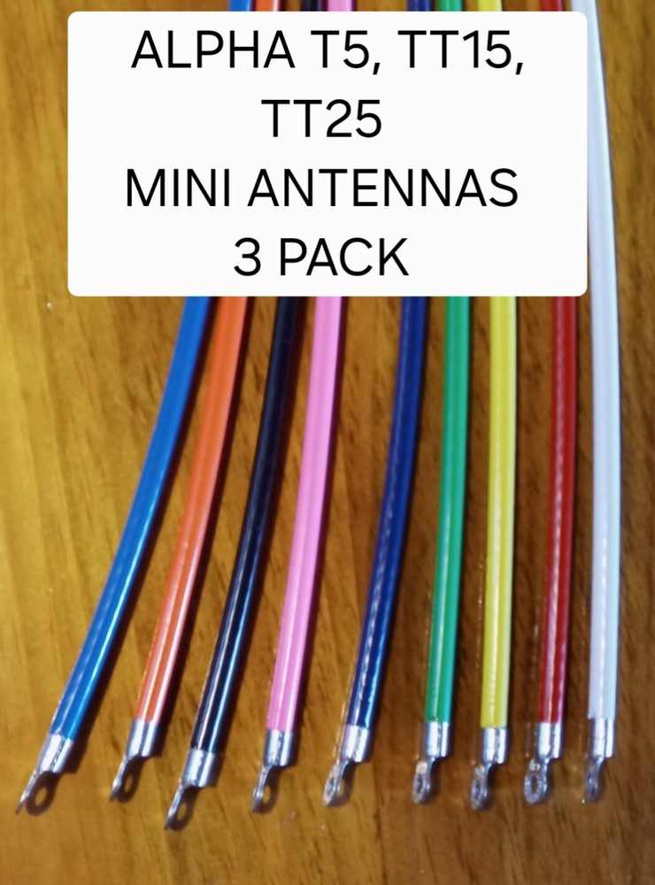 3 GARMIN MINI REPLACEMENT LONG RANGE ANTENNAS FOR ALPHA TT GPS TRACKING COLLARS