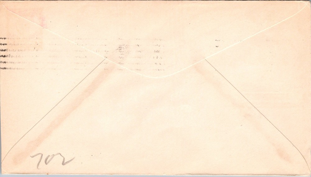SC# 717 FDC - Nice Green Cachet - L37021