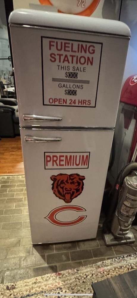 William Perry Custom Chicago Bears Refrigerator/freezer