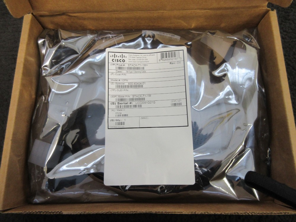 Cisco STACK-T1-1M StackWise 1M Stacking Cable