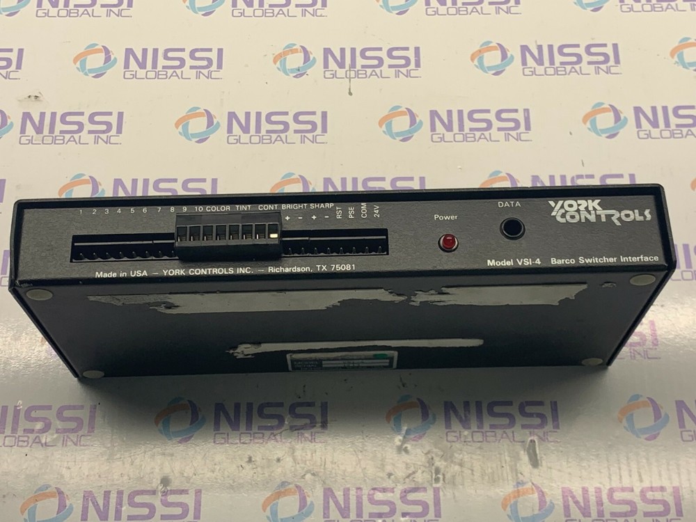 York Control VSI-4 Barco Switcher Interface