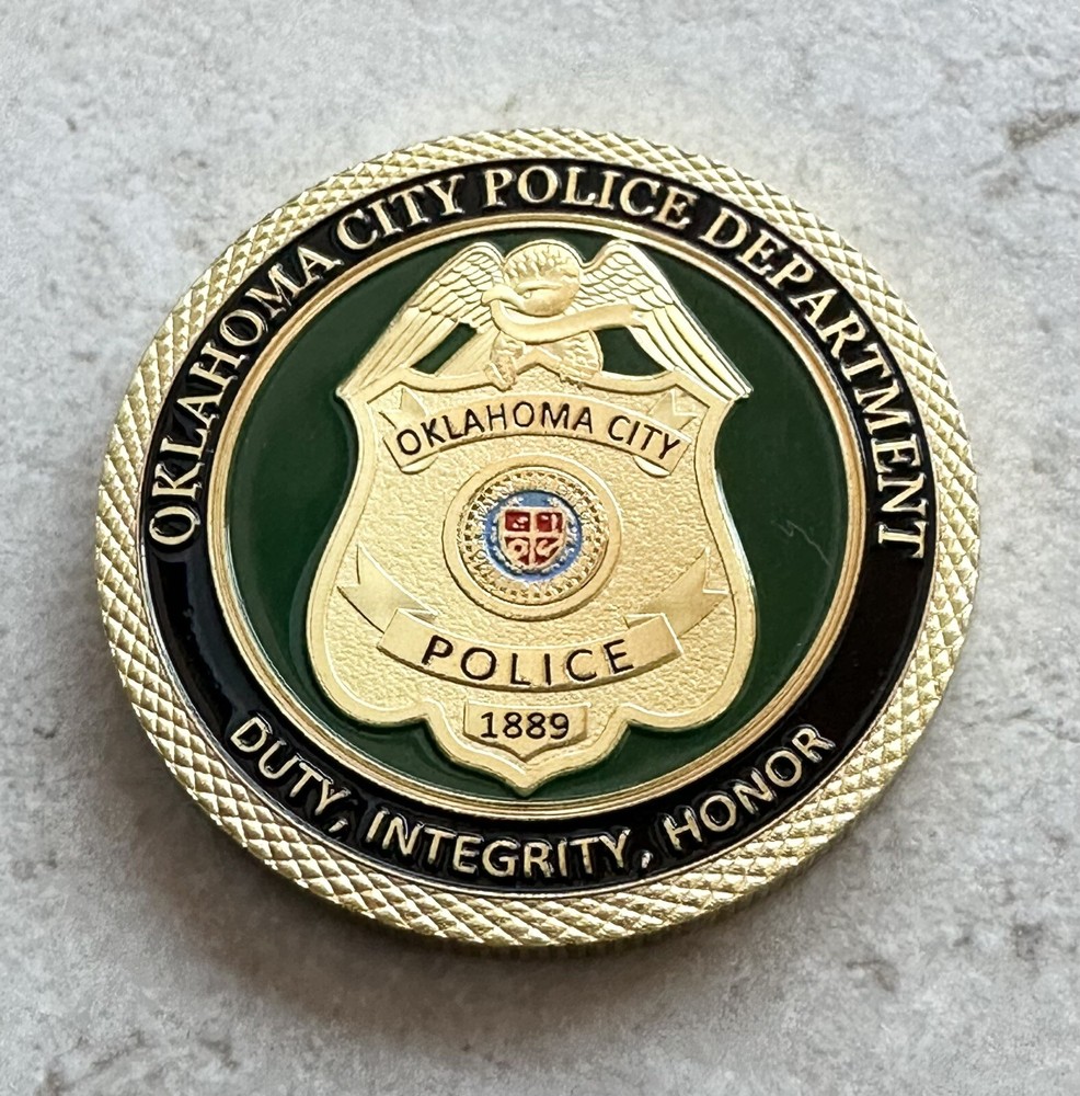 Oklahoma City Police Dept Challenge Coin