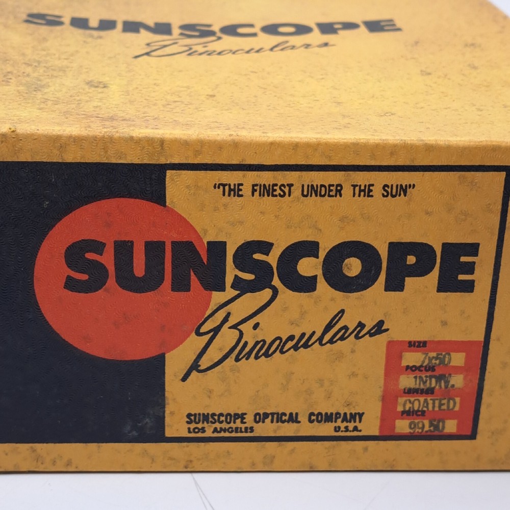 AS/IS EMPTY Vintage Sunscope Binoculars BOX Replacement