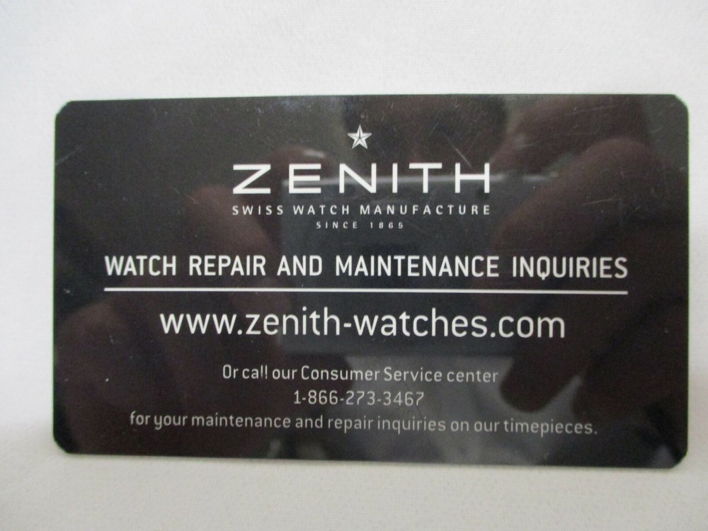 Rare ZENITH Service Maintenance and Repair Program Information Card *Scuffed*