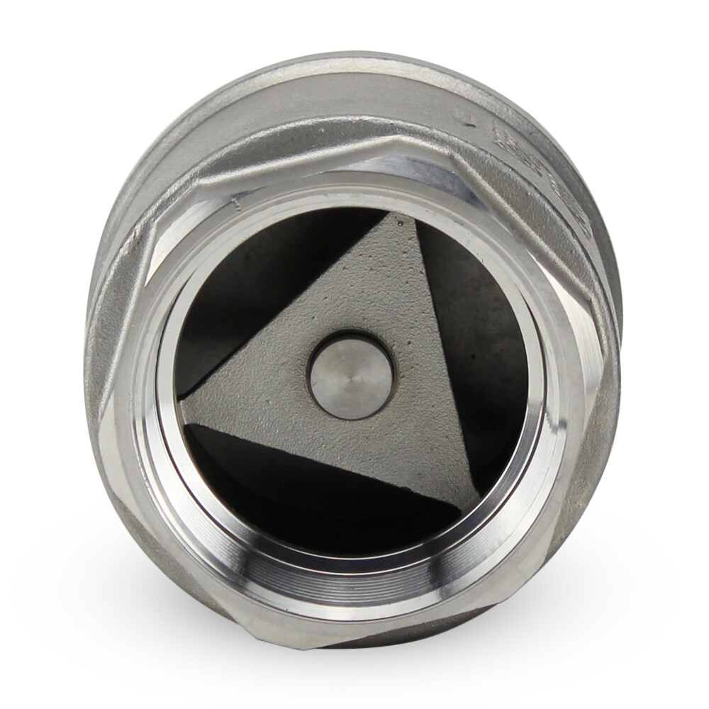 2" Vertical Check Valve, Stainless Steel, NPT Threaded, 1000PSI