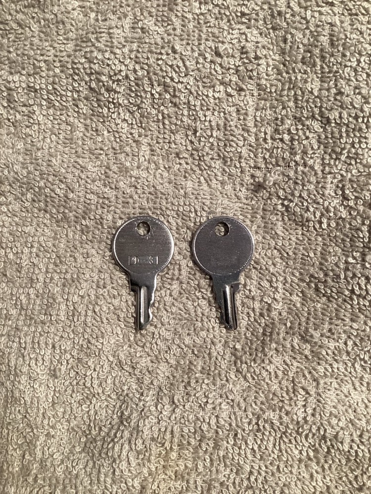 Casio D-3 Cash Drawer Lock. Keys (2)
