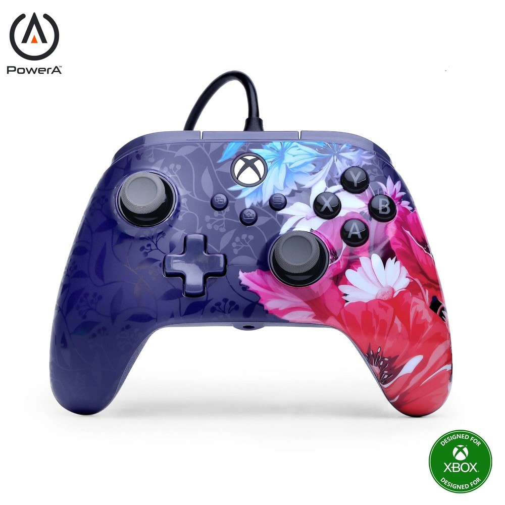 PowerA - Advantage Plus Wired Controller for Xbox Series X|S - Night Blossom