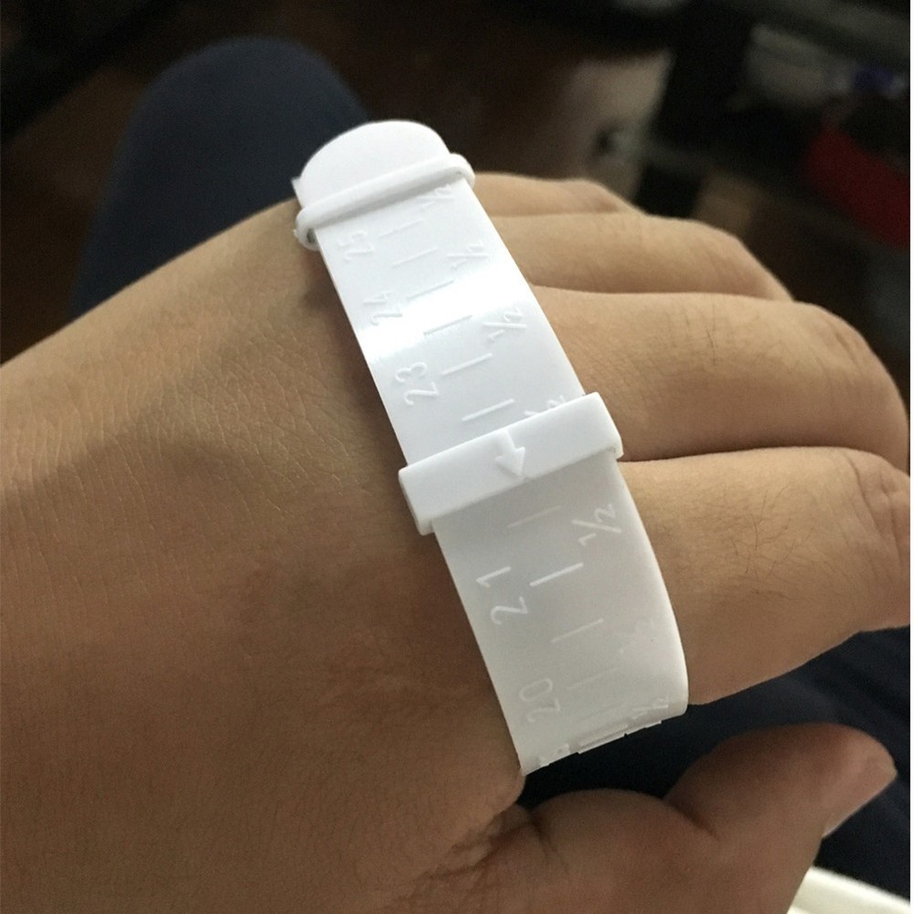 Bracelet Measuring Zone Wristband Snap Ruler Adjustable Sizer Bangle