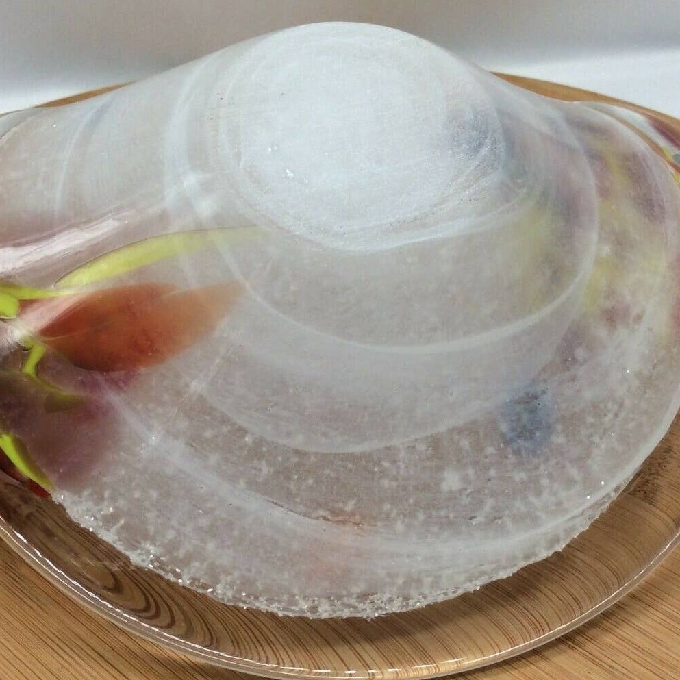 Millefiori style Glass Dish