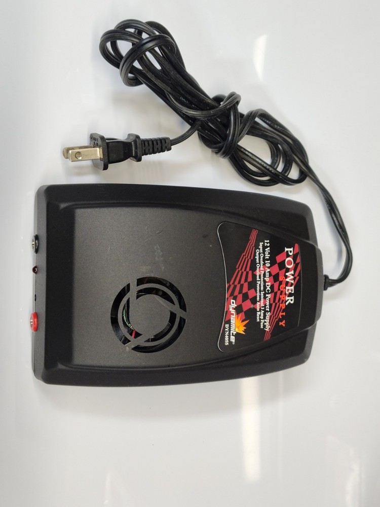 12 Volt 10 Amp DC Dynamite DYN4055 Power Supply with Overload Protection