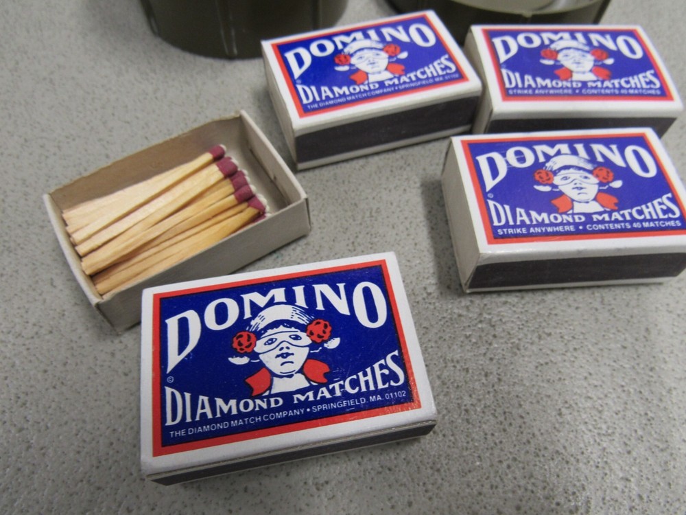 US Military Cold Climate Survival Kit Match Container Case Strike Anywhere NOS