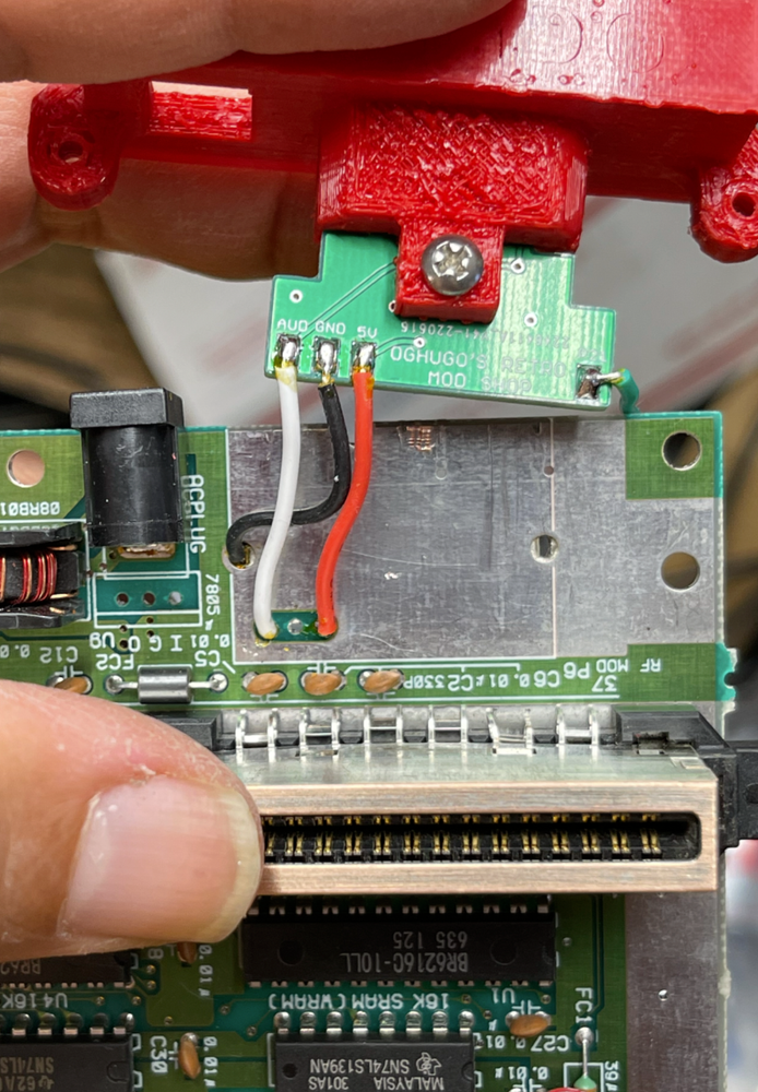 SNES Style Multi-Out 3D Printed back panel with composite AV mod complete kit !