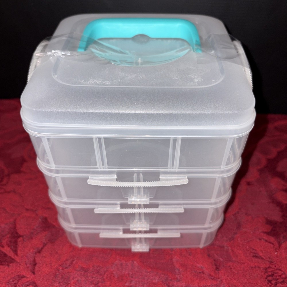 Craft Medley 4 Tiered Plastic Storage
