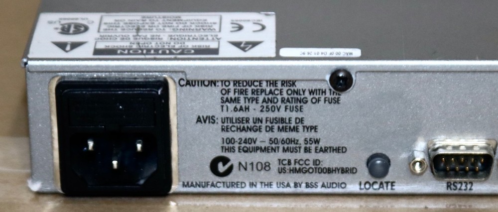 BSS Soundweb London BLU-120 Digital Audio Processor