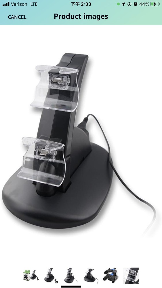 Xbox One/One S Controller Charging Station with USB Charger Cord