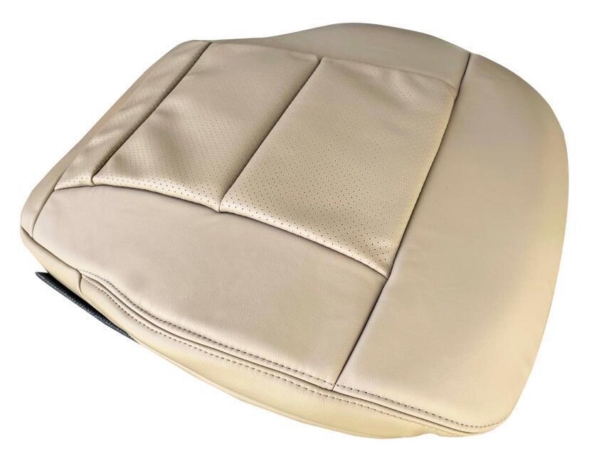 2013 2014 For Mercedes Benz E350 Driver Bottom MB leather Seat cover Silk Beige