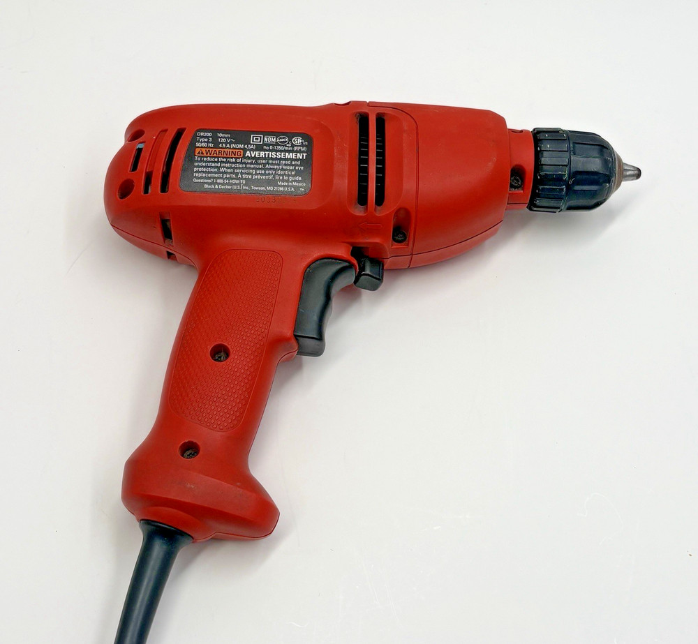 Black & Decker 3/8" Corded Drill DR200