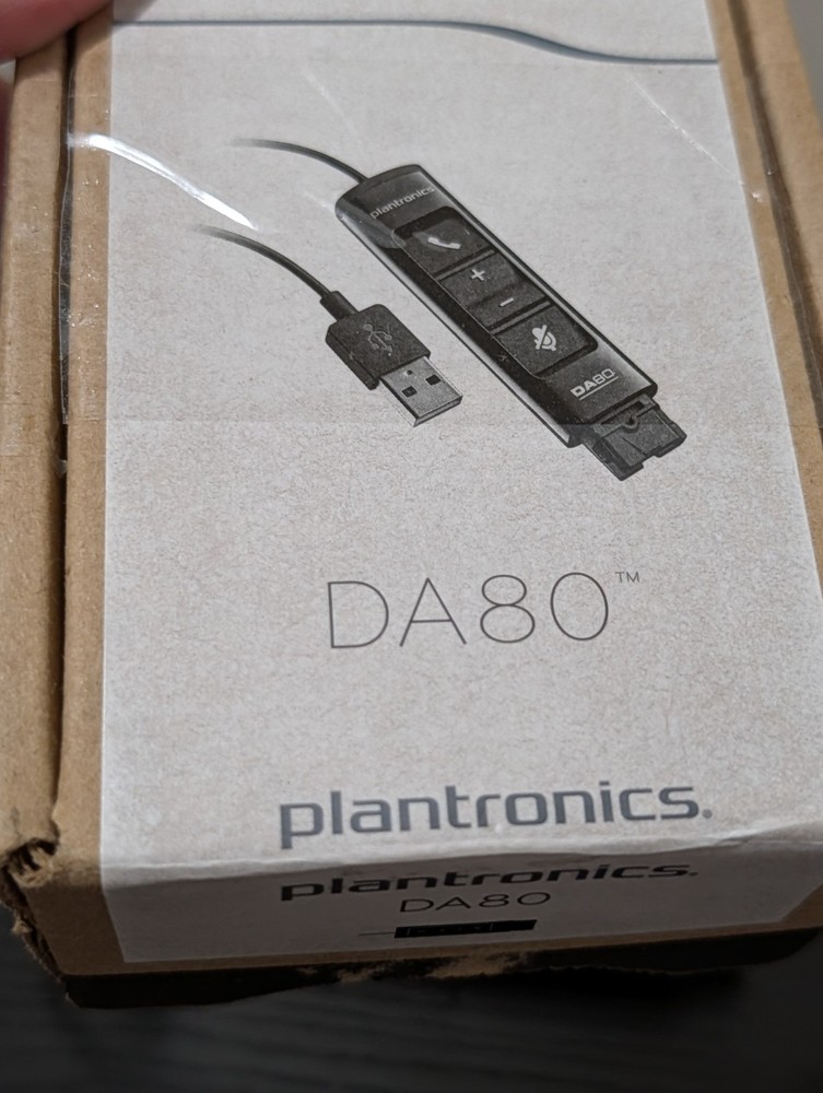Plantronics DA80 USB Audio Processor Telephone Headset