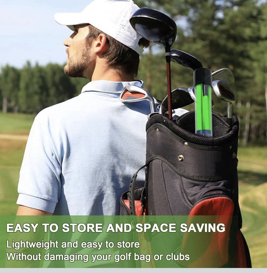 Golf Alignment Sticks 2 Pack,Upgraded 48" Collapsible Accuracy Stroke Aid NIB