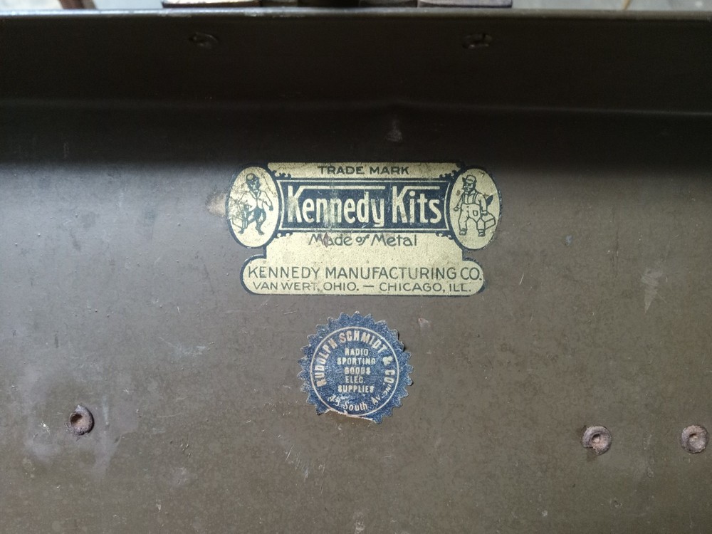 Vintage Kennedy Tool Box with Tray