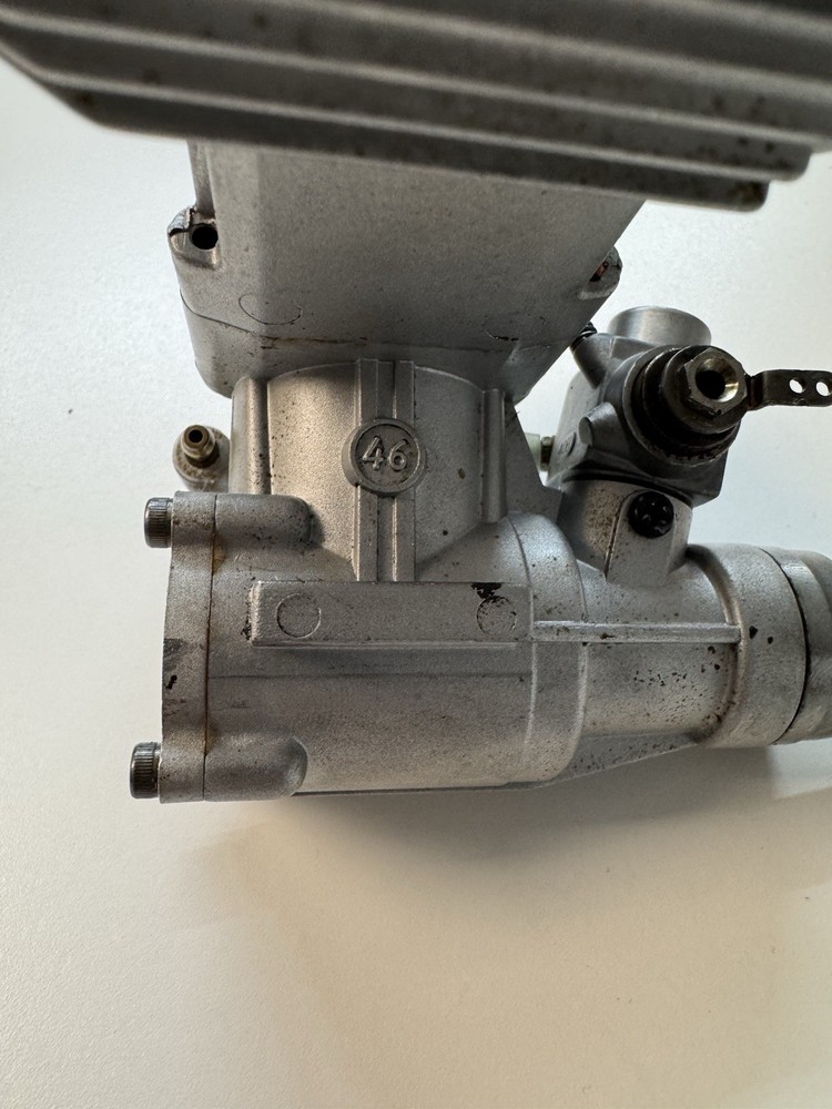 O.S. Max 46 FX Nitro Airplane Engine 2-Stroke – Tight Compression –