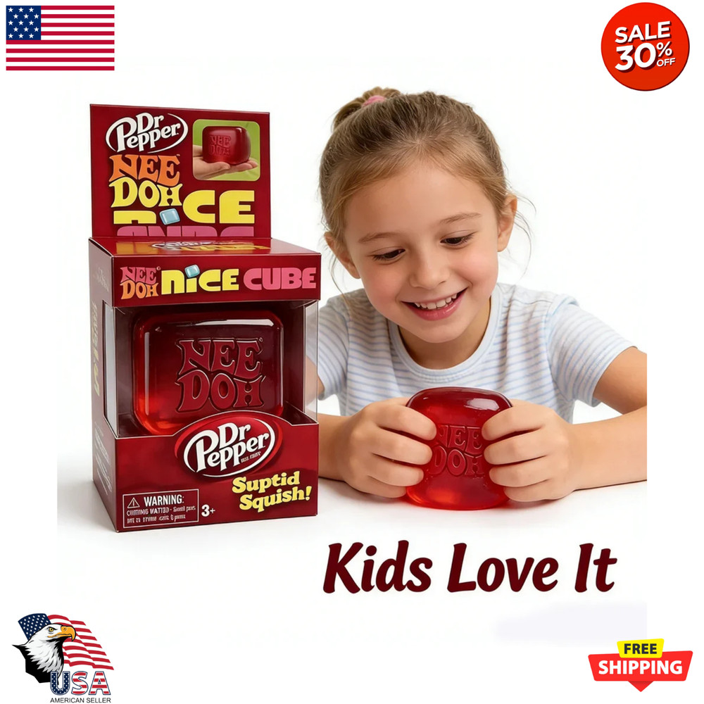 Needoh Limited Edition Dr Pepper Nice Cube Suptid Squish