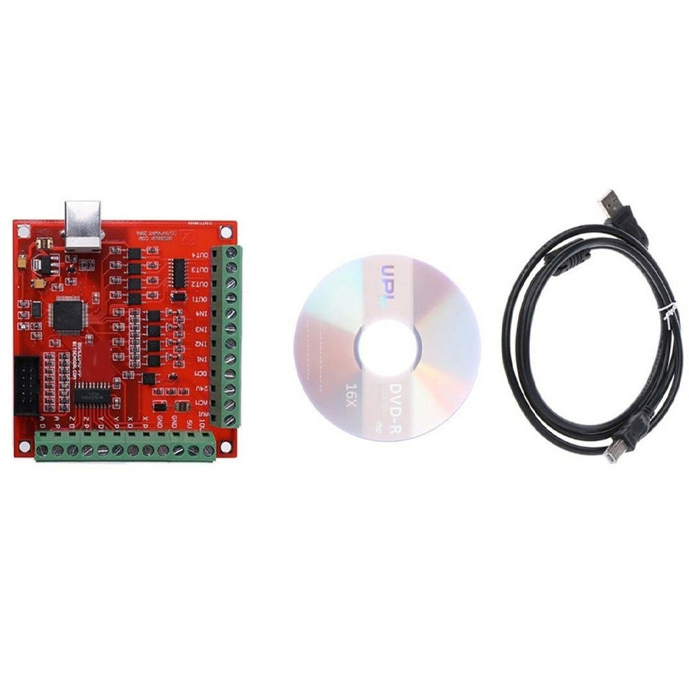 USB-MACH3 100Khz Breakout-Board 4 Axis Interface For CNC Motion Controller