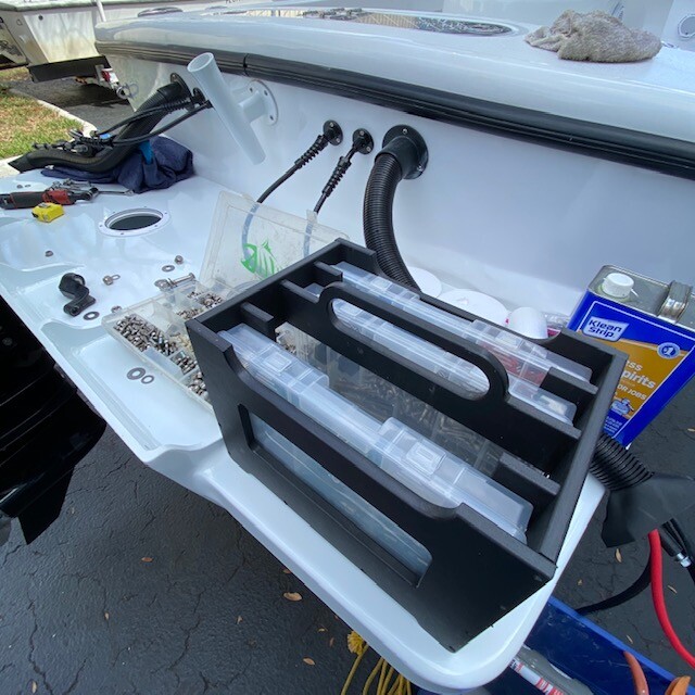 Tackle Tray Carrying Case marine starboard white