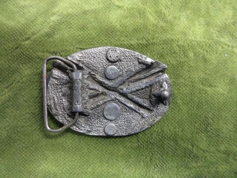 #D113. DARTS BELT BUCKLE, 1984, USA